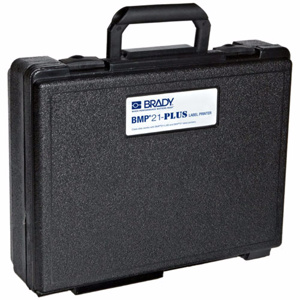 Brady BMP®21 Plus Printer Carrying Cases 14 in L x 11-1/2 in W x 4-1/2 in H Black Plastic