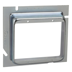 ABB Thomas & Betts 5 Square Box Plaster Rings 2 Gang Raised 1 in