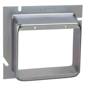 ABB Thomas & Betts 5 Square Box Plaster Rings 2 Gang Raised 1-1/2 in