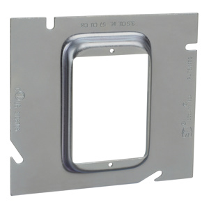 ABB Thomas & Betts 5 Square Box Plaster Rings 1 Gang Raised 1/2 in