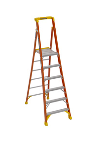 Werner Fiberglass Podium Ladders
