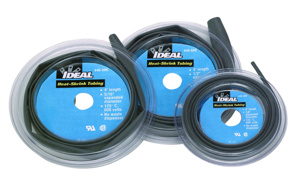 Ideal Thermo-Shrink Series Thin-wall Heat Shrink Tubes 4 - 1 AWG 1/2 in 4 ft Black