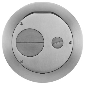 Hubbell Wiring SystemOne CFBS1R6 Series Round Floor Box Covers Recessed