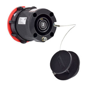 Meltric SP 45-44000 Series Single Pole Receptacles 600 A Female 600 V Black