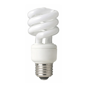 TCP SpringLamp® Series Self-ballasted Compact Fluorescent Lamps Twist CFL Medium (E26) 2700 K 9 W