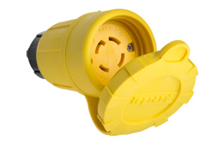 Pass & Seymour Turnlok® Locking Connectors 30 A 480 V 3P4W L16-30R Uninsulated Turnlok® Watertight