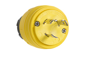 Pass & Seymour Turnlok® Locking Plugs 30 A 125 V 2P3W L5-30P Uninsulated Turnlok® Watertight