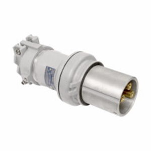 Eaton Crouse-Hinds PowerMate™ CCP Series Pin and Sleeve Plugs 4P4W 200 A 600 VAC/250 VDC 1 Phase Style 1