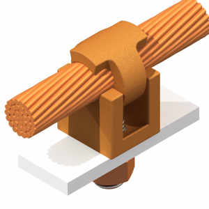 AFL TL Series 230 kV Bronze Bolted Copper Cable Bar Tap Connectors