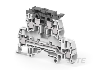 TE Connectivity ZS4-D2 SNK Series IEC Style Multi-conductor Feed-Through Terminal Blocks
