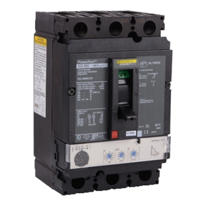 Square D Powerpact™ HGL Series Cable-in/Cable-out Molded Case Industrial Circuit Breakers 60-60 A 600 VAC 18 kAIC 3 Pole 3 Phase