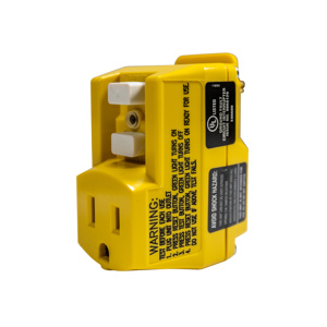 Southwire 14650 Series GFCI Outlet Adapters 15 A 5-15R/5-15P Yellow