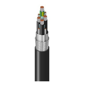 Belden Overall Shielded VFD Cable 250 ft Reel 6/3 Black PVC 7 Strand XLPE/PVC
