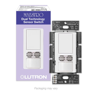 Lutron Maestro Dual Technology Single Circuit Occupancy Sensor Switches