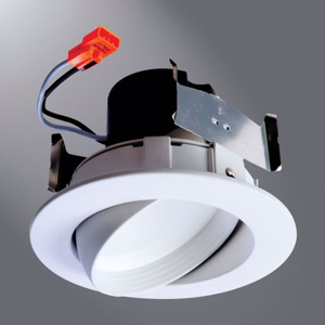 Cooper Lighting Solutions RA Recessed LED Downlights 120 V 10 W 4 in 3000 K White Dimmable 615 lm