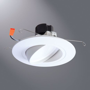 Cooper Lighting Solutions RA Recessed LED Downlights 120 V 10 W 5 in<multisep/> 6 in 3000 K White Dimmable 670 lm