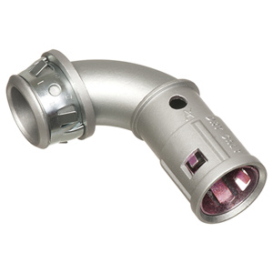 Arlington 4000 Snap2It Series Flexible Set Screw Connectors 3/4 in 90 deg Squeeze