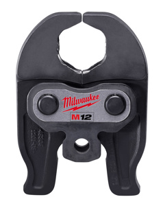Milwaukee M12™ FORCE LOGIC™ Press Tool CTS-V Press Jaws 1-1/4 in Steel M12™ FORCE LOGIC™ Press Tool, Pressing copper and copper tube sized (CTS) stainless steel pipe