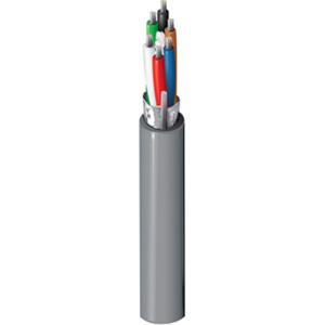 Belden Multi-conductor Riser Security & Alarm Cable 24 AWG 24/6 Stranded 1000 ft Gray