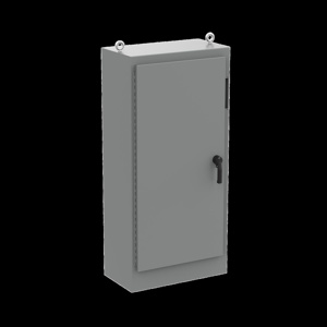 nVent HOFFMAN Free-standing Continuous Hinge Quick Release Cover Weatherproof Enclosures Steel 72 x 34 x 18 in 11 ga NEMA 4