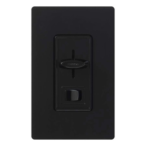 Lutron Skylark® Dual Fan / Light Controls Rocker/Slide 1.5 A Black