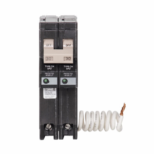 Eaton Cutler-Hammer CH-SUR Series Plug-In Surge Protector Circuit Breakers 120/240 VAC 10 kAIC 2 Pole 1 Phase