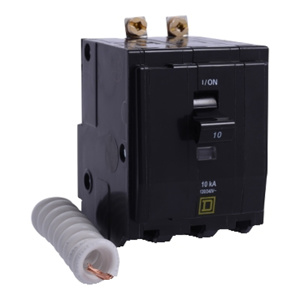 Square D QOB™ Switching Neutral Molded Case Bolt-on Circuit Breakers 20 A 120/240 VAC 10 kAIC 3 Pole 3 Phase