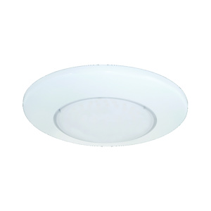 Prescolite LiteBox Series 7 in Dimmable Surface Round LED 7 in round Dimmable White