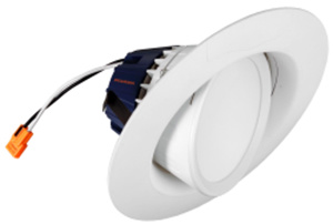 Sylvania UltraLED™ RT5/6 Gimbal Series Recessed Downlight Kits LED 7 in round Dimmable
