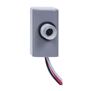 Intermatic EK4036S Series Electronic Photocontrols Flush Mount Button Fixed Gray