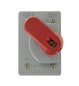 Leviton Weatherproof Outlet Box Covers Toggle Switch 1 Gang Gray