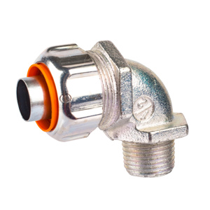 ABB Thomas & Betts 5200-PT Quick Connect® Series 90 Degree <em class="search-results-highlight">Liquidtight</em> Connectors Non-insulated 1/2 in Compression x Threaded Malleable Iron