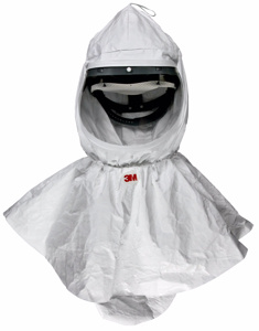 3M H Series Hoods with Collar One Size Fits Most White