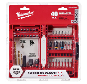 Milwaukee SHOCKWAVE™ Impact Duty™ Driver-Drill/Driver Bit Sets 40 Piece Steel Alloy