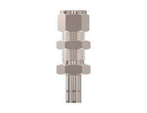 Tylok Bulkhead Tubing Connectors 1/2 in Stainless Steel
