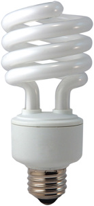 Eiko SP Series Self-ballasted Compact Fluorescent Lamps Twist CFL Medium (E26) 5000 K 23 W