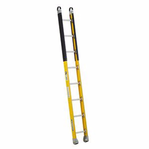 Werner Manhole Fiberglass Ladders 8 ft 375 lb Fiberglass 20 lb