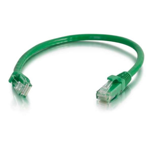 Legrand Quiktron Cat6 Riser Patch Cords Unshielded RJ45, Booted 3 ft Green