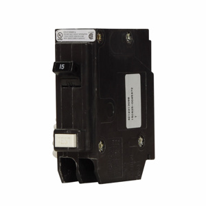 Eaton Cutler-Hammer GFTCB Series Plug-in Ground Fault Circuit Breakers 15 A 120/240 VAC 10 kAIC 1 Pole 1 Phase