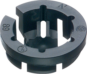 Arlington Black Button NM Series NM <em class="search-results-highlight">Romex</em> Connectors 3/8 in Plastic NM 14/2 - 10/2 AWG