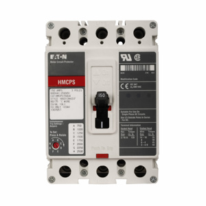 Eaton HMCP Series C Cable-in / Cable-out Molded Case Motor Circuit Protectors 3 A 600 VAC/250 VDC 3 Pole
