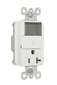 PLT26351-W PLUGLOAD TIMER 20A 125V WH