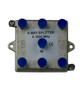 VM0106 6 WAY 1GHZ SPLITTER