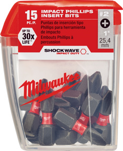 Milwaukee Impact Driver Insert Bits #2