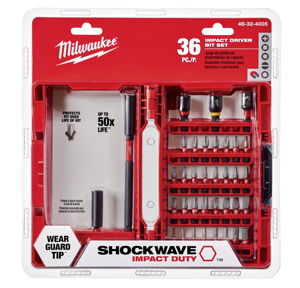 Milwaukee Impact Driver Bit Sets 36 Piece