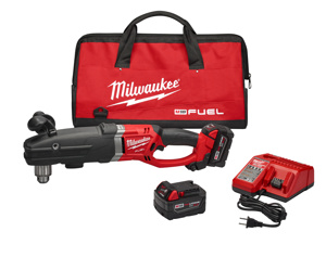 Milwaukee M18™ FUEL™ SUPER HAWG™ Right Angle Drill Kits 0.50 in Keyed 18 V