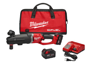 Milwaukee M18™ FUEL™ SUPER HAWG™ Right Angle Drill Kits 0.4375 in Keyless, QUIK-LOK™ 18 V