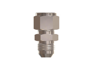Tylok Tube-to-JIC Flare Unions 1/2 in Stainless Steel