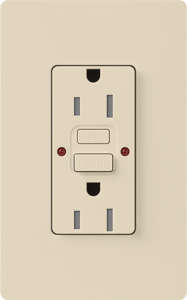 Lutron Duplex GFCIs 15 A 5-15R Eggshell Indoor use only