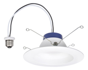 Sylvania Contractor Series 5 and 6 in Dimmable Retrofit Smooth Trims LED 7 in round Dimmable